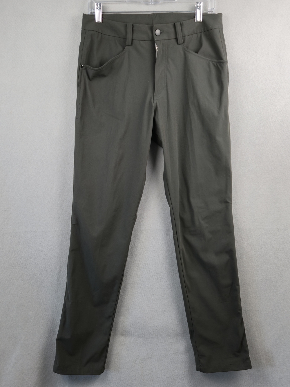 Lululemon Commission ABC Chino Pants Mens 32 Grey Stretch Trousers